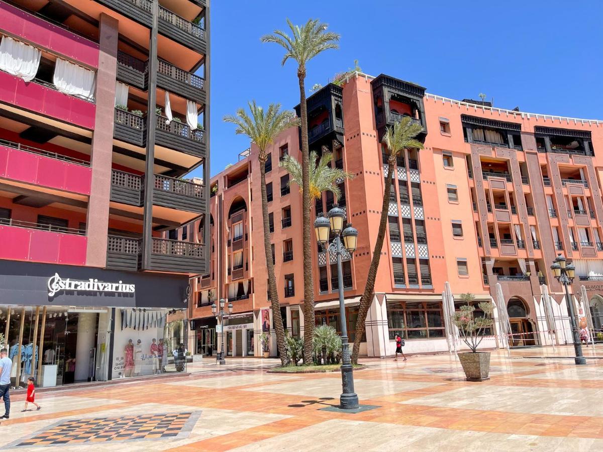 Appartement Haut Standing Gueliz Plaza Avec Vue Marakeş Dış mekan fotoğraf