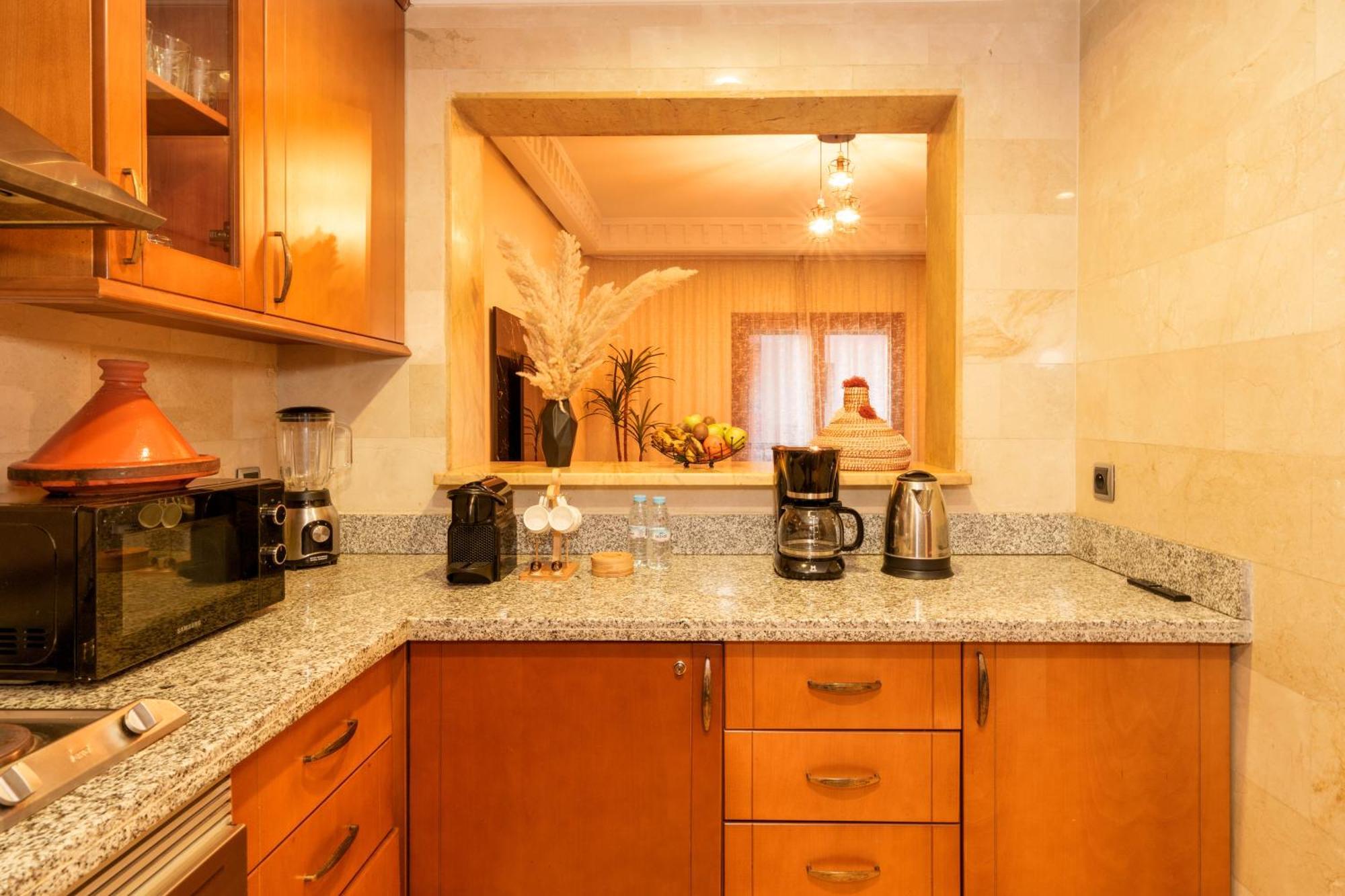 Appartement Haut Standing Gueliz Plaza Avec Vue Marakeş Dış mekan fotoğraf