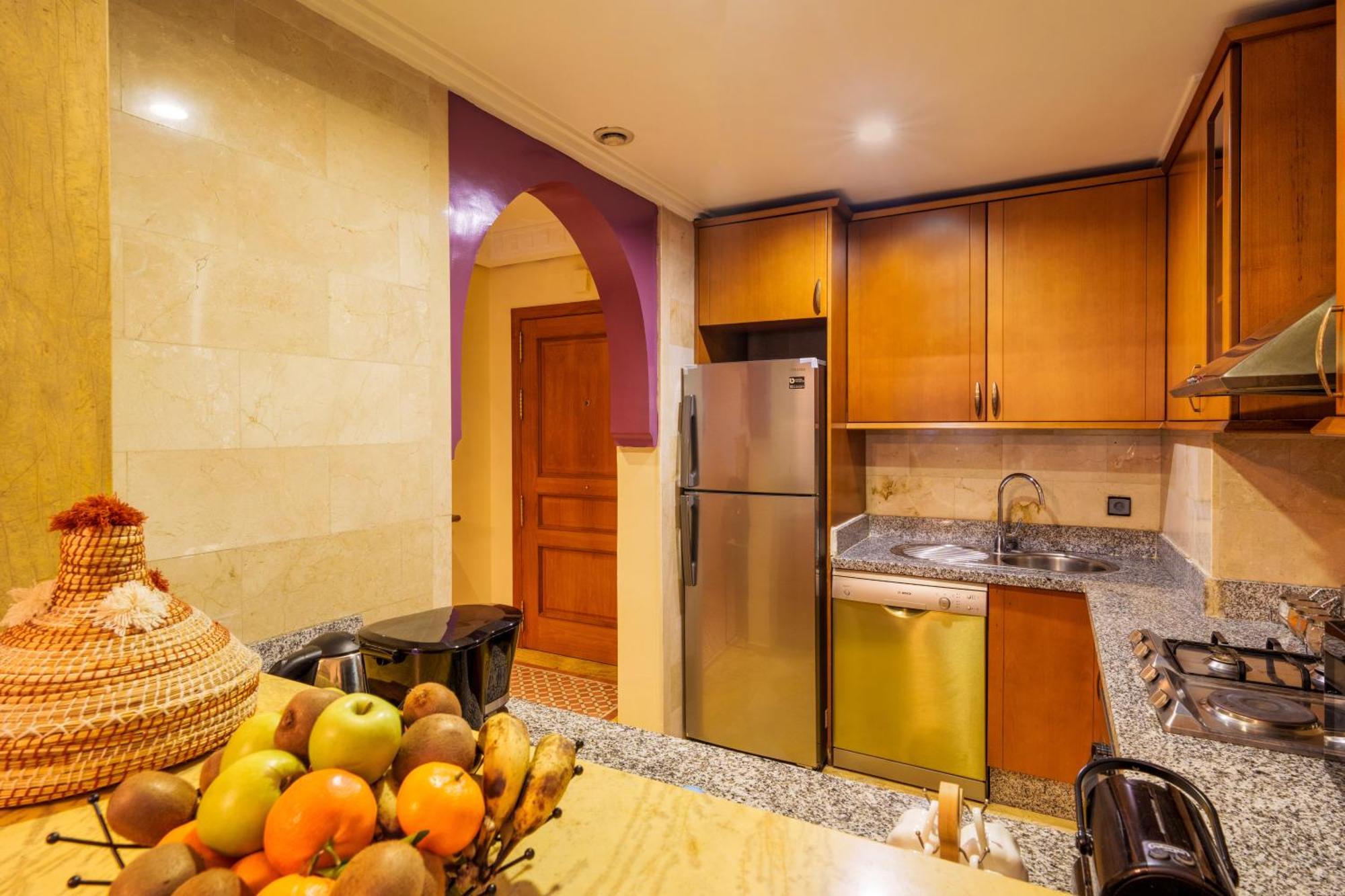 Appartement Haut Standing Gueliz Plaza Avec Vue Marakeş Dış mekan fotoğraf